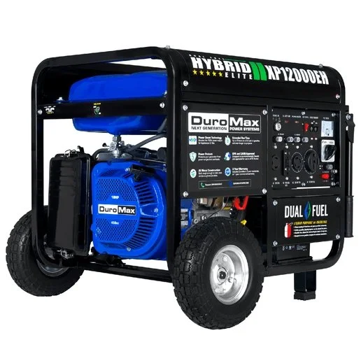 DuroMax DS12000EH 12,000 Watt Dual Fuel Portable Generators.